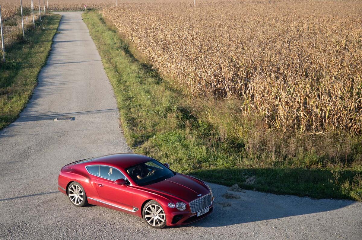 2018 Bentley Continental GT road trip