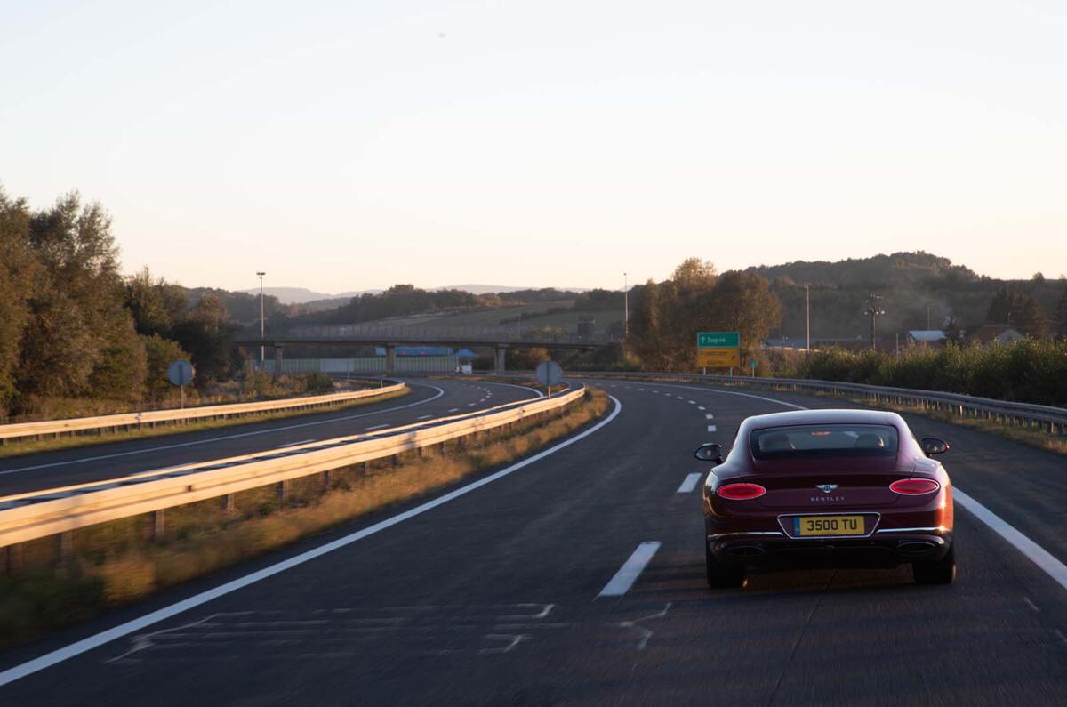 2018 Bentley Continental GT road trip