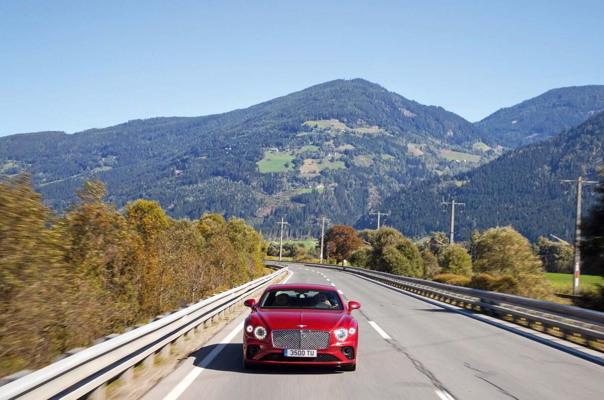 2018 Bentley Continental GT road trip