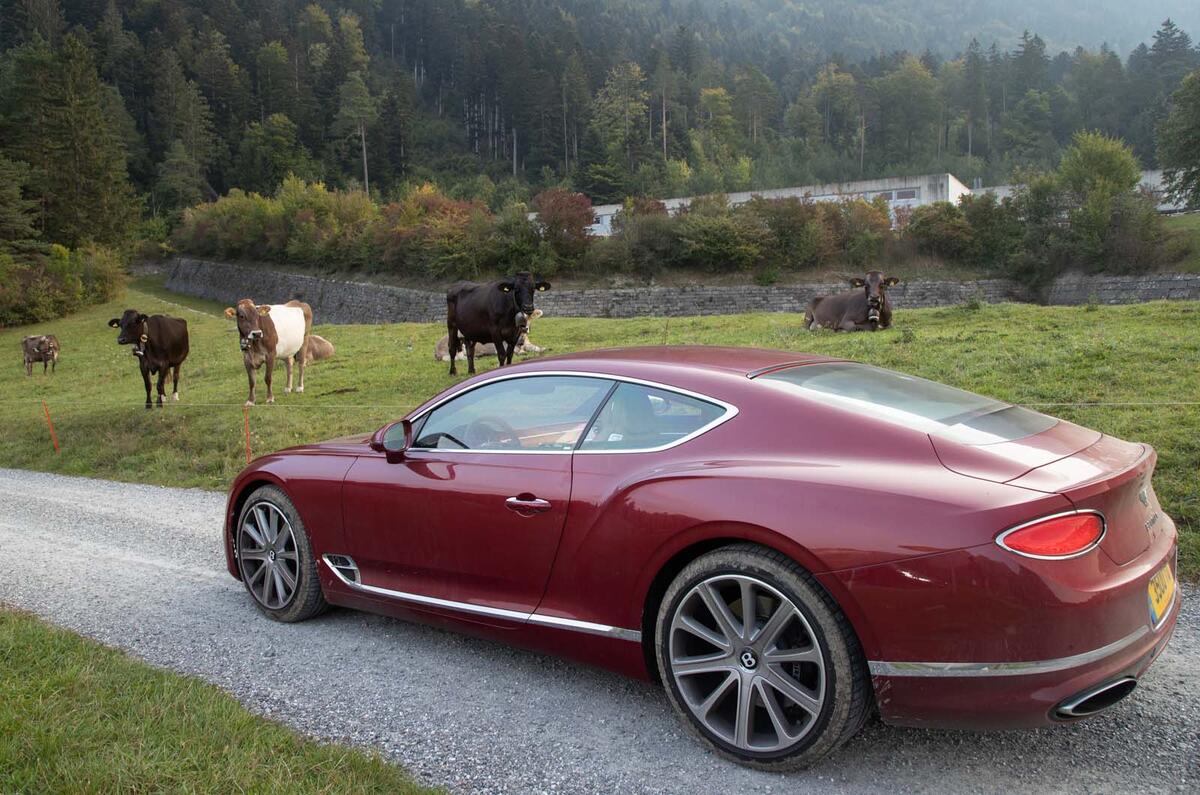 2018 Bentley Continental GT road trip