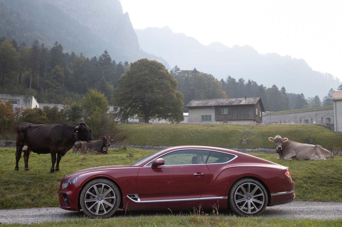 2018 Bentley Continental GT road trip