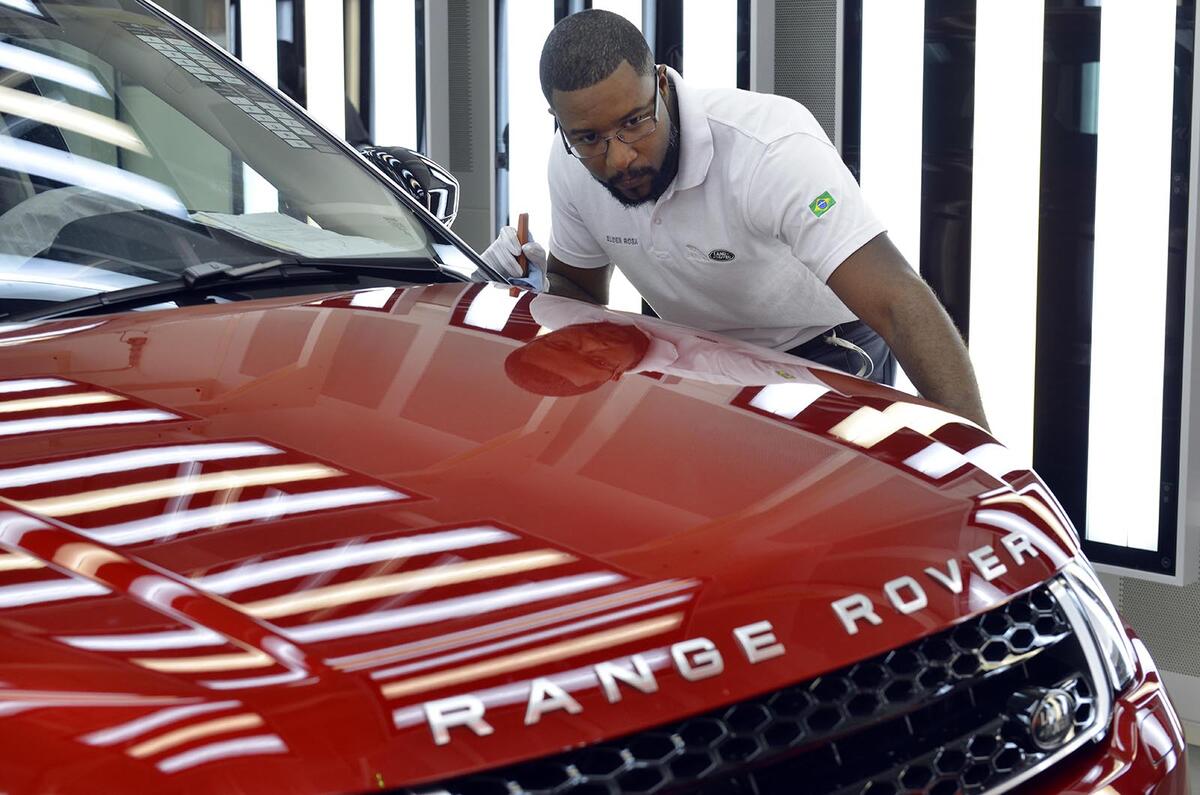 Jaguar Land Rover factory in Brazil