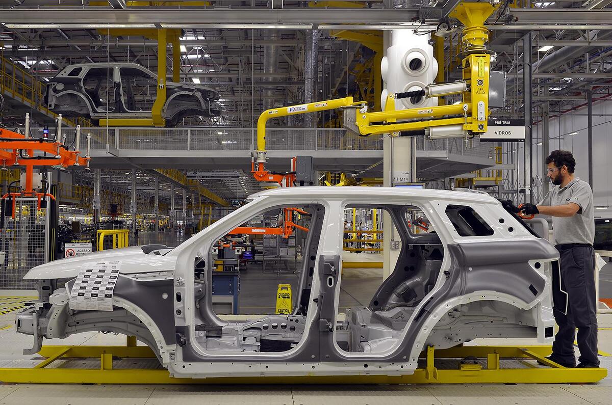 Jaguar Land Rover factory in Brazil