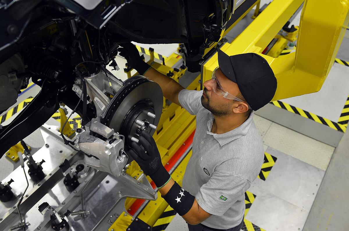 Jaguar Land Rover factory in Brazil
