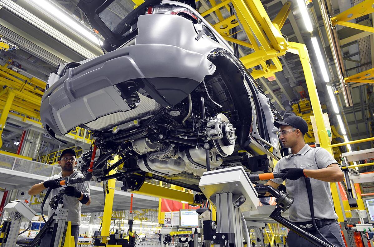 Jaguar Land Rover factory in Brazil