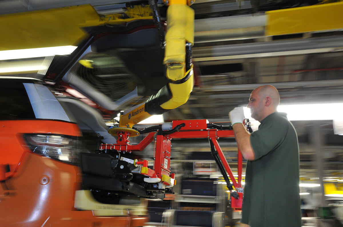 Land Rover factory