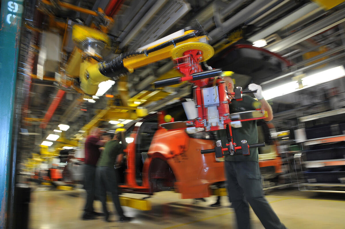 Land Rover factory