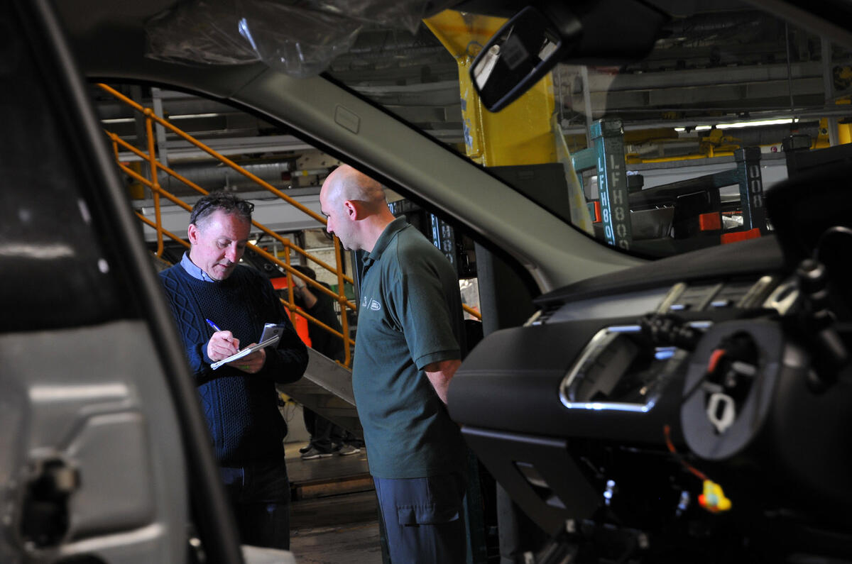 Land Rover factory