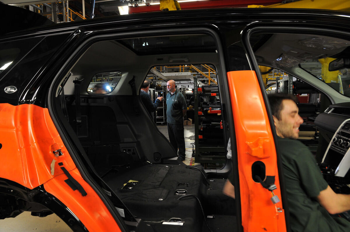 Land Rover factory