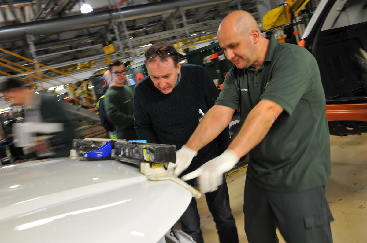 Land Rover factory
