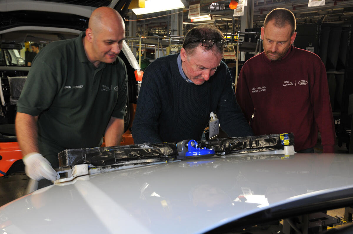 Land Rover factory