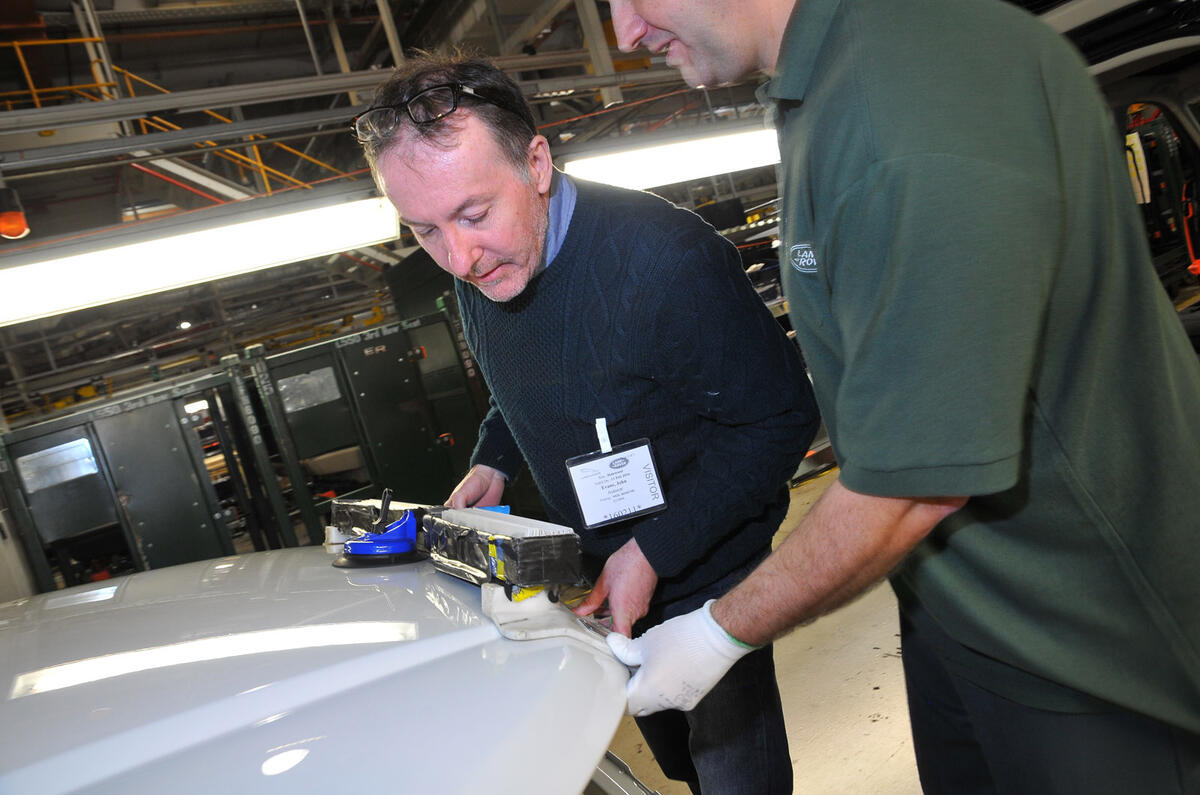 Land Rover factory