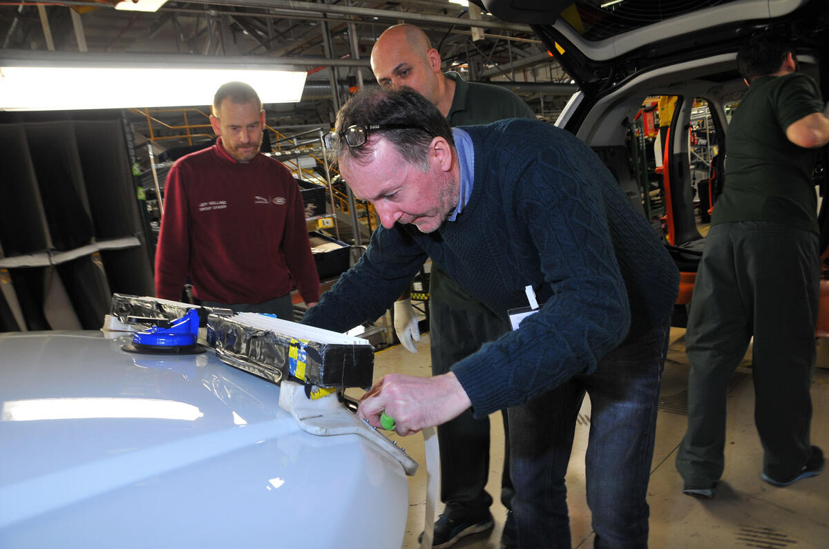 Land Rover factory