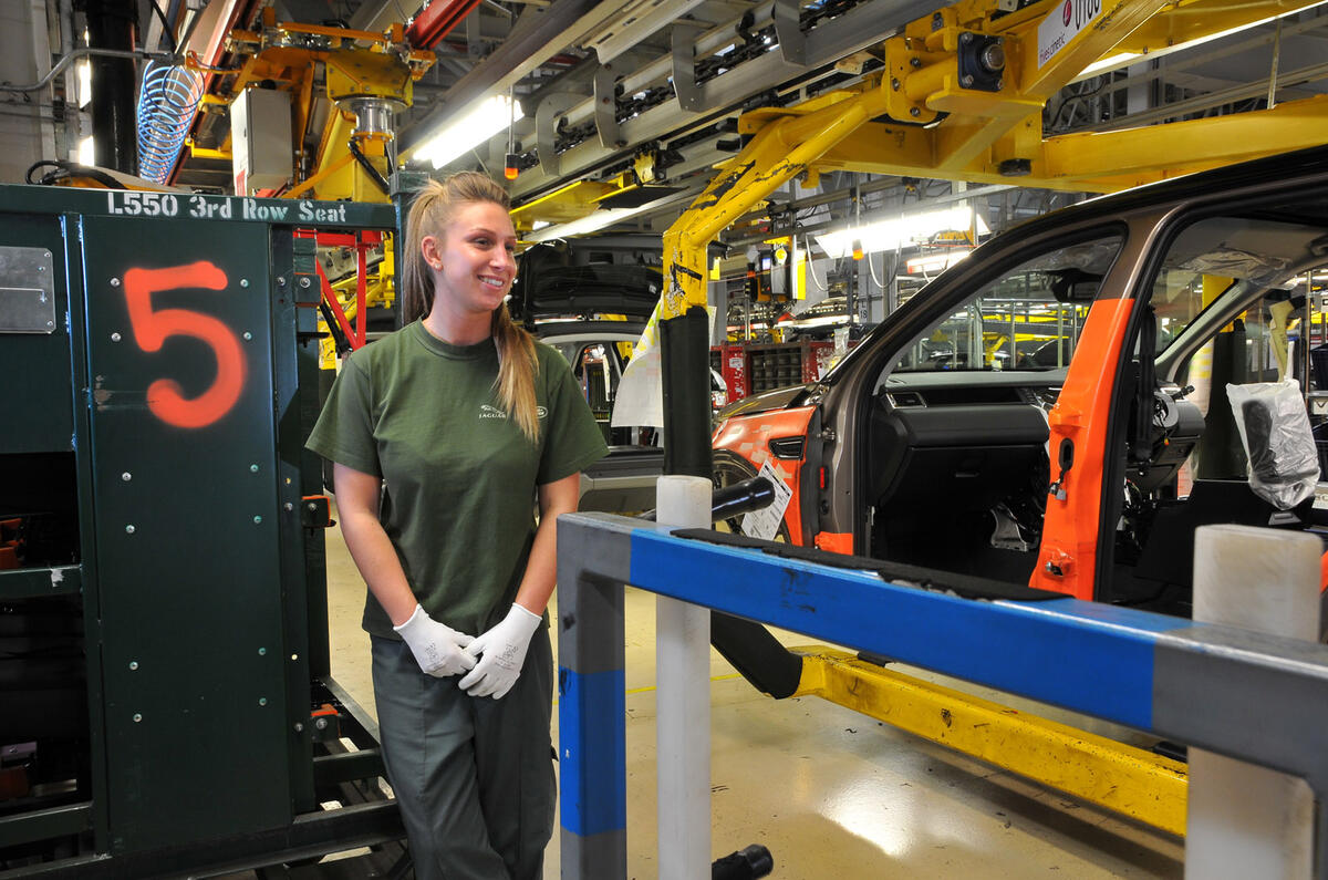 Land Rover factory