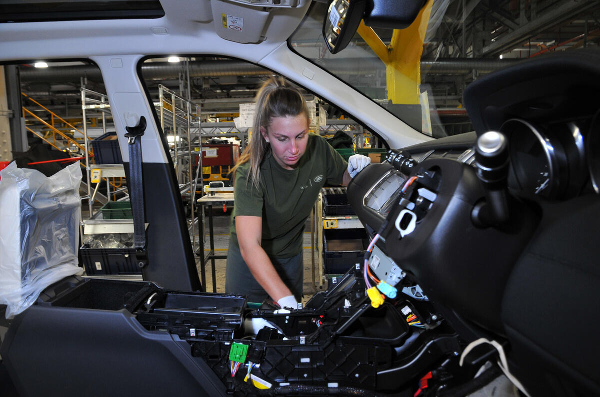 Land Rover factory