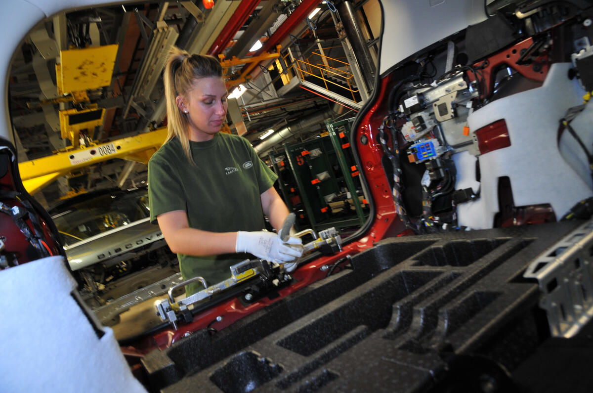 Land Rover factory