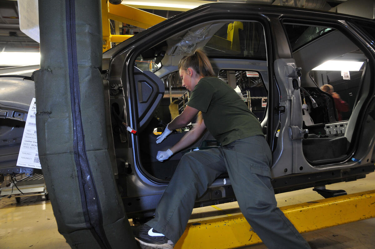 Land Rover factory