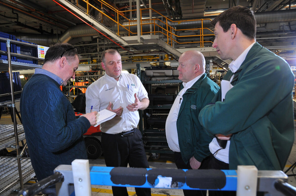 Land Rover factory
