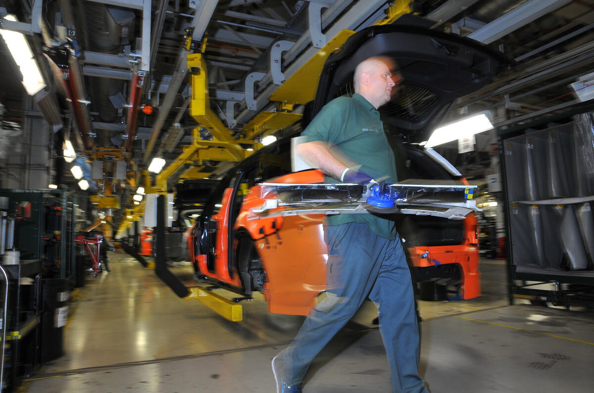 Land Rover factory