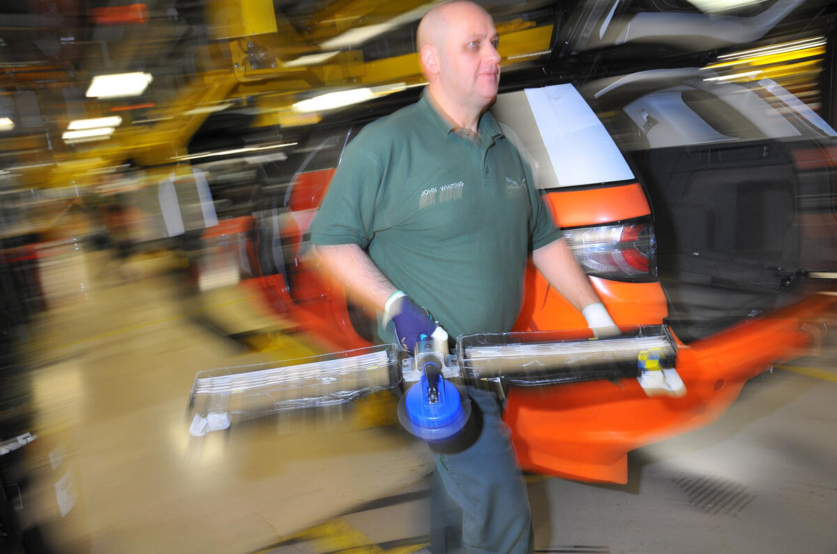Land Rover factory