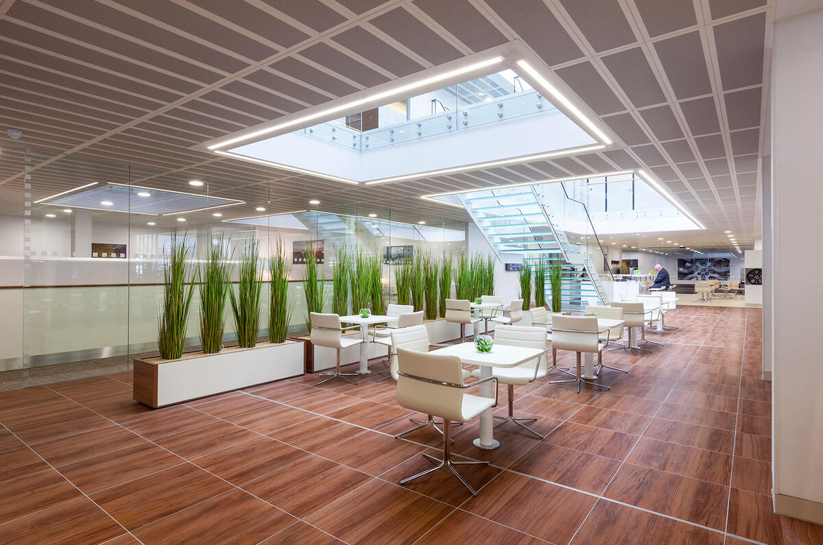 Jaguar Land Rover showroom