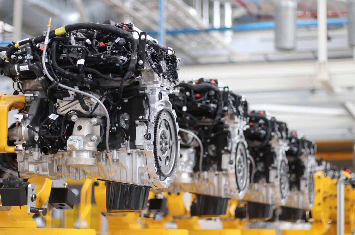 JLR engine production line