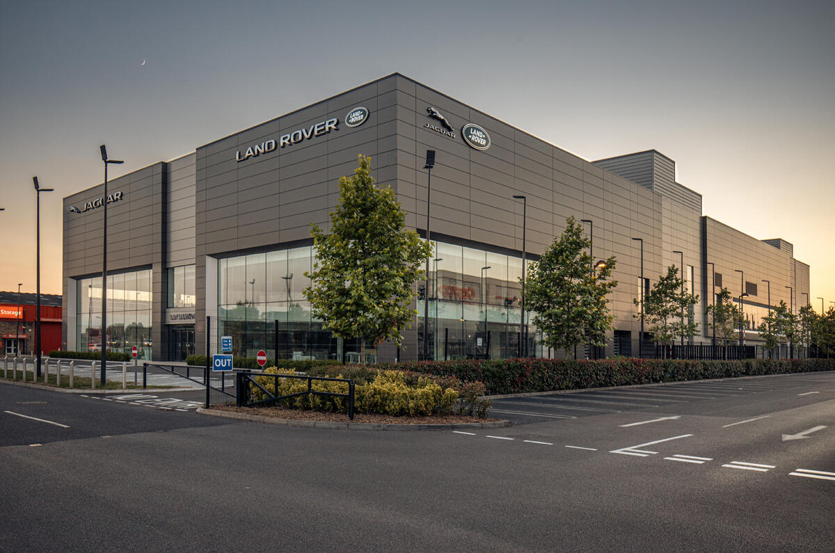 Jaguar Land Rover statement site, Sunbury-on-Thames, London Jaguar Land Rover statement site, Sunbury-on-Thames, London