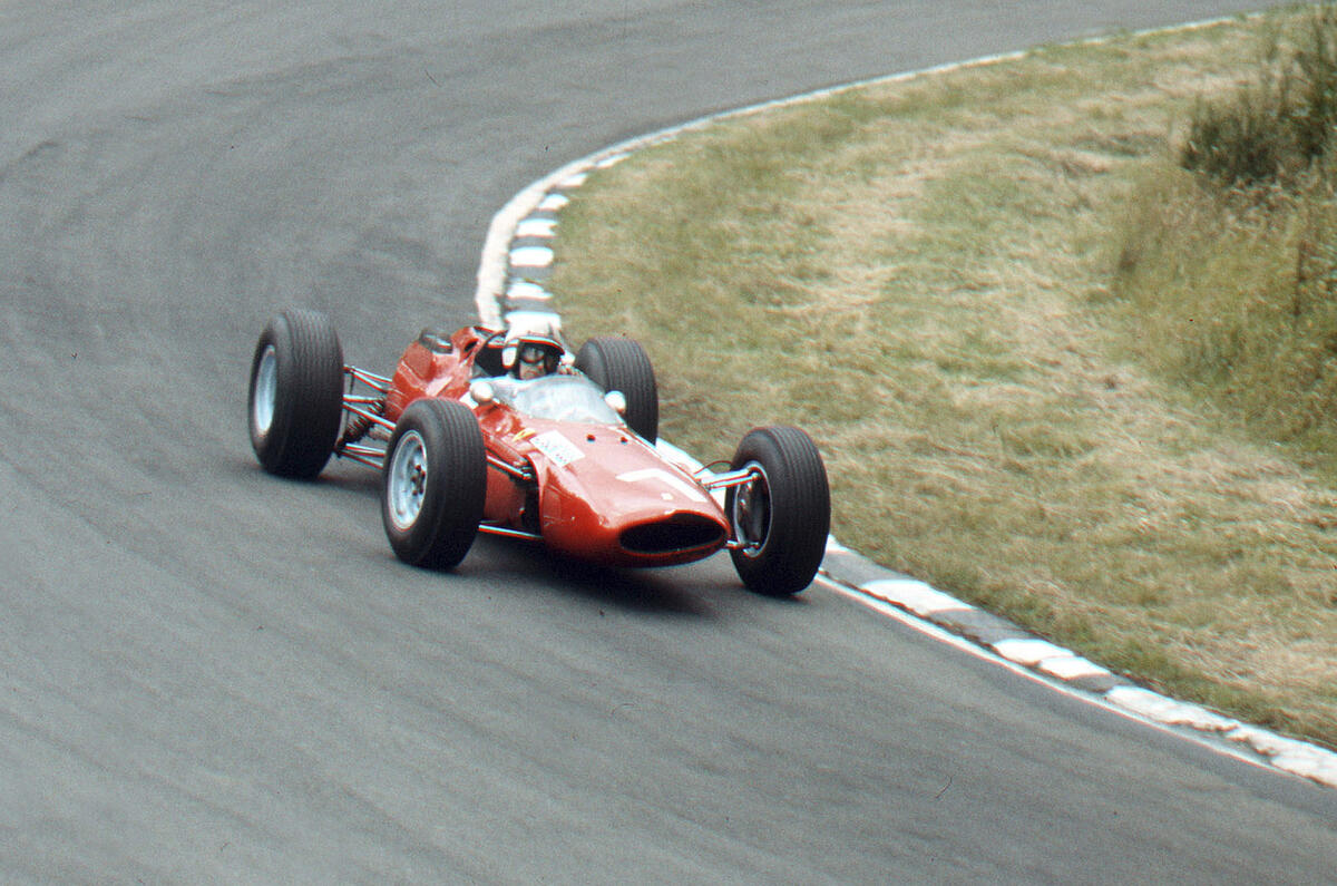 Surtees driving a Ferrari