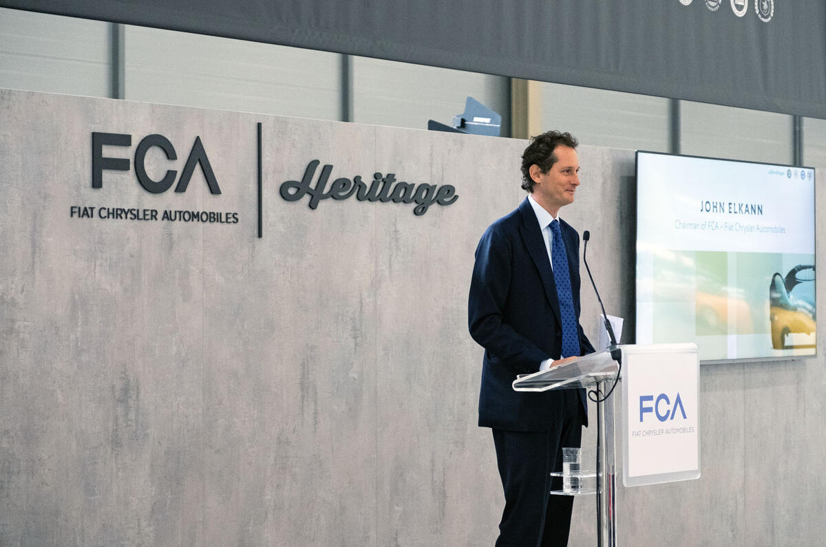 FCA chairman John Elkann