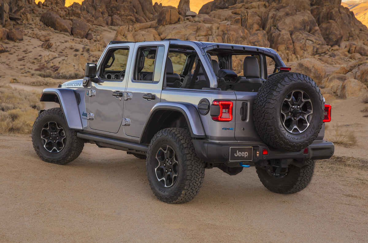 2020 Jeep Wrangler 4xe - rear 2020 Jeep Wrangler 4xe - rear