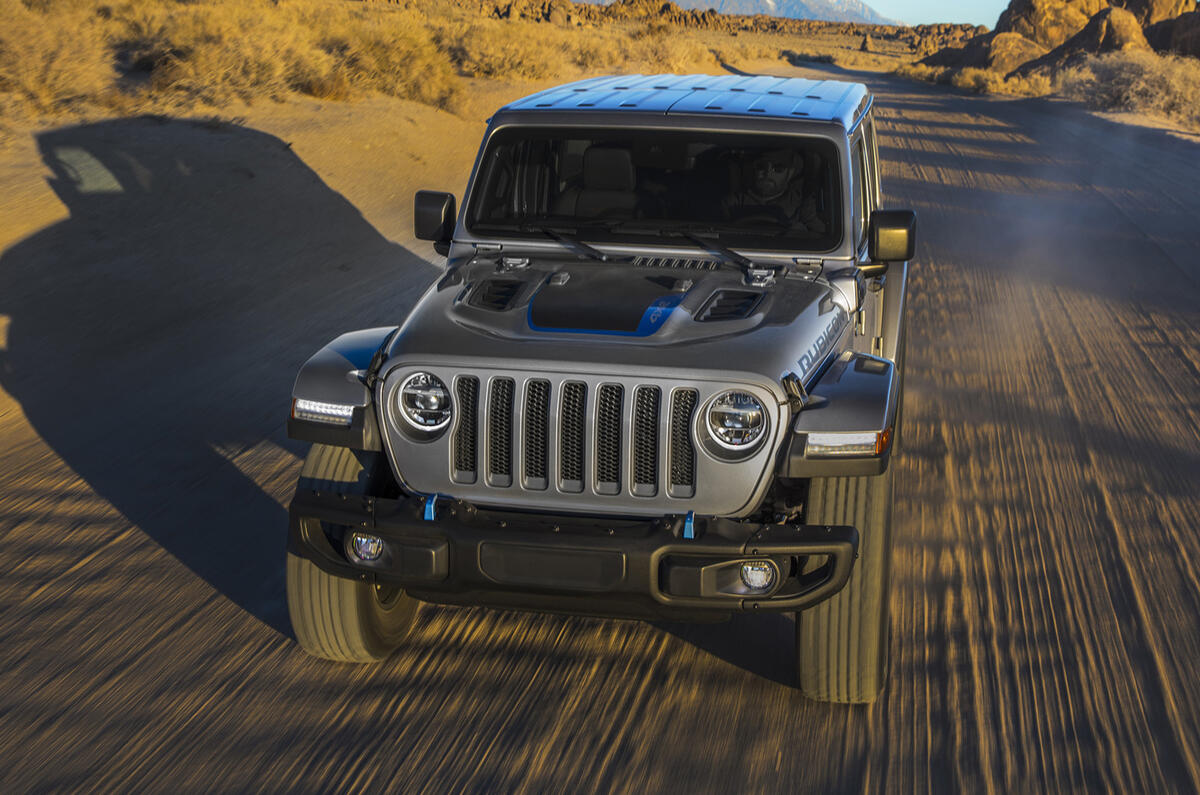 2020 Jeep Wrangler 4xe - front 2020 Jeep Wrangler 4xe - front