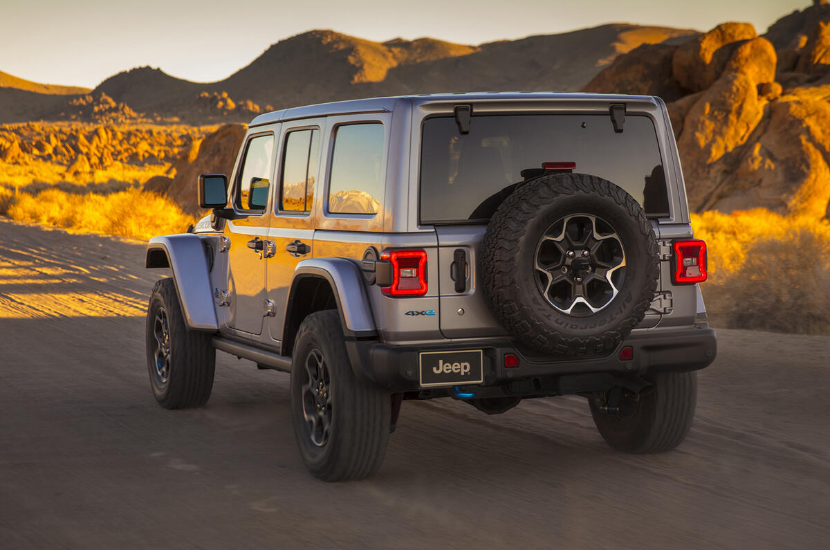 2020 Jeep Wrangler 4xe - rear 2020 Jeep Wrangler 4xe - rear