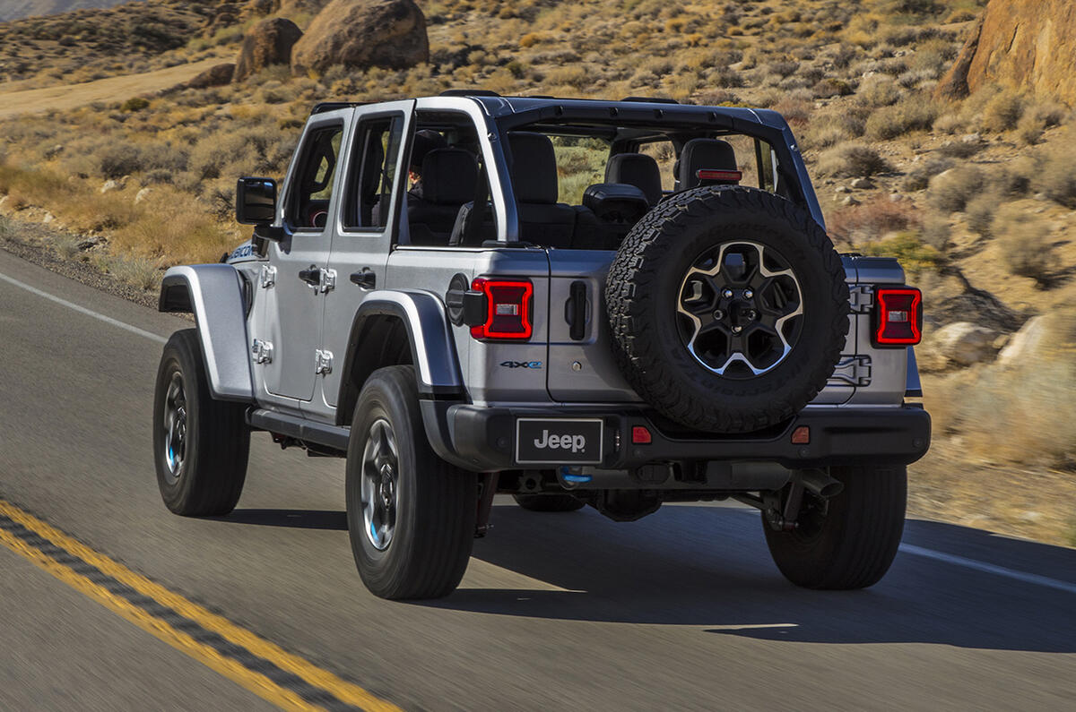 2020 Jeep Wrangler 4xe - rear 2020 Jeep Wrangler 4xe - rear