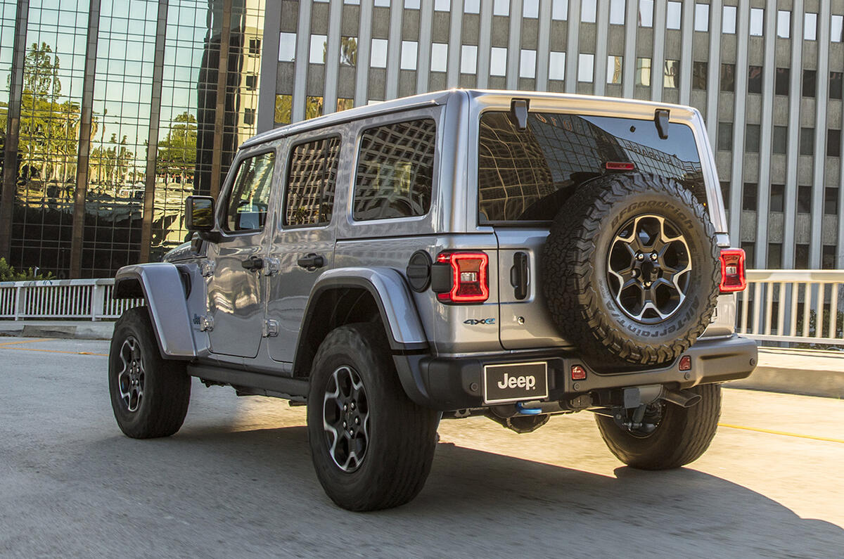 2020 Jeep Wrangler 4xe - rear 2020 Jeep Wrangler 4xe - rear
