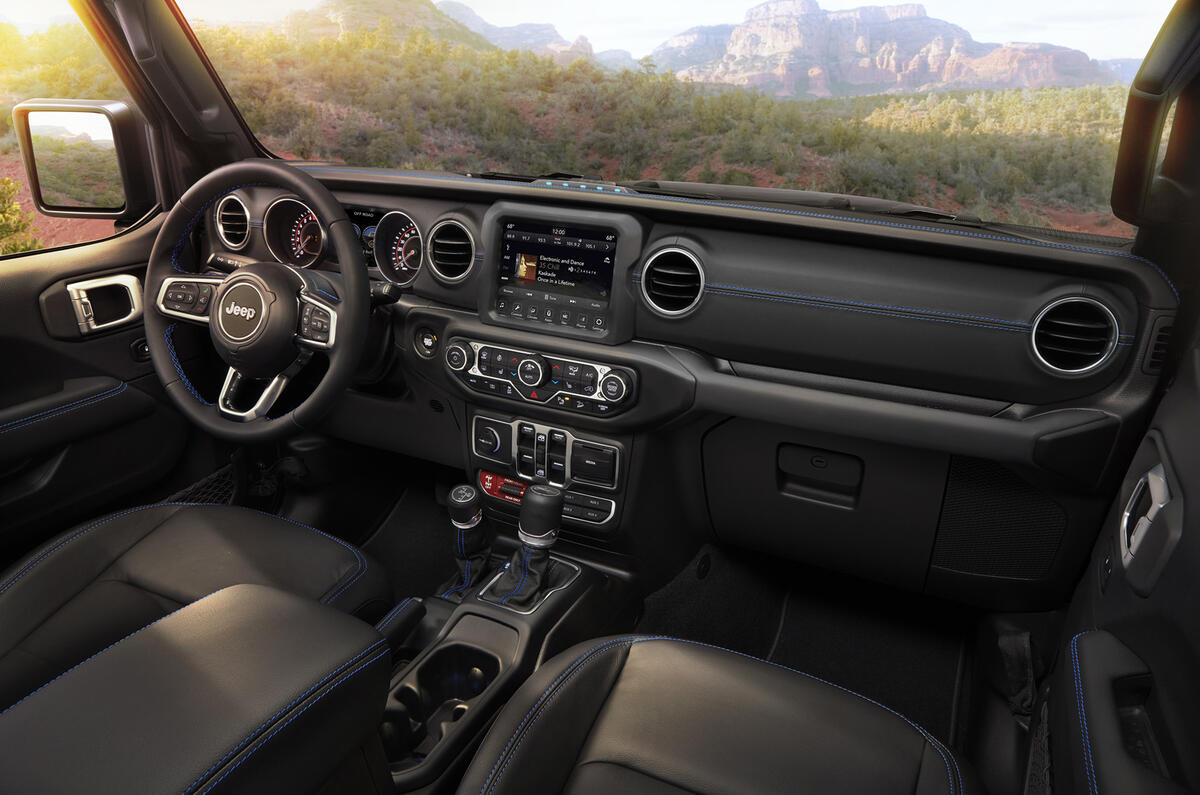 2020 Jeep Wrangler 4xe - dashboard 2020 Jeep Wrangler 4xe - dashboard