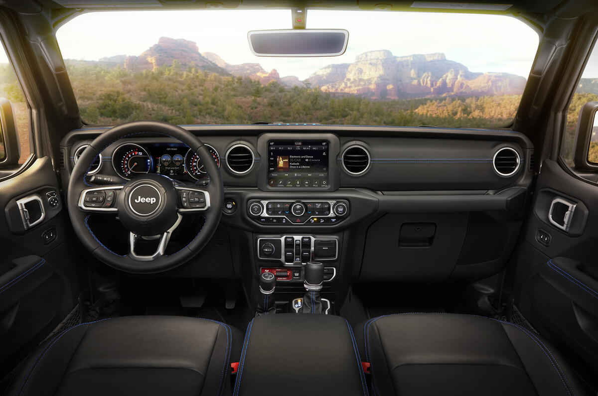 2020 Jeep Wrangler 4xe - dashboard 2020 Jeep Wrangler 4xe - dashboard