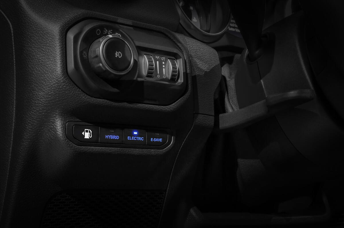 2020 Jeep Wrangler 4xe - control 2020 Jeep Wrangler 4xe - control