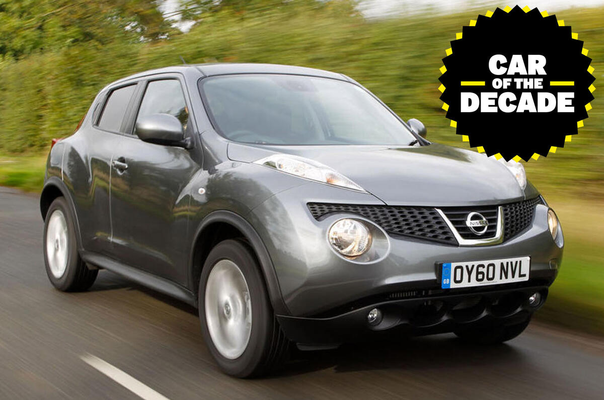 Nissan Juke - car of the decade - front