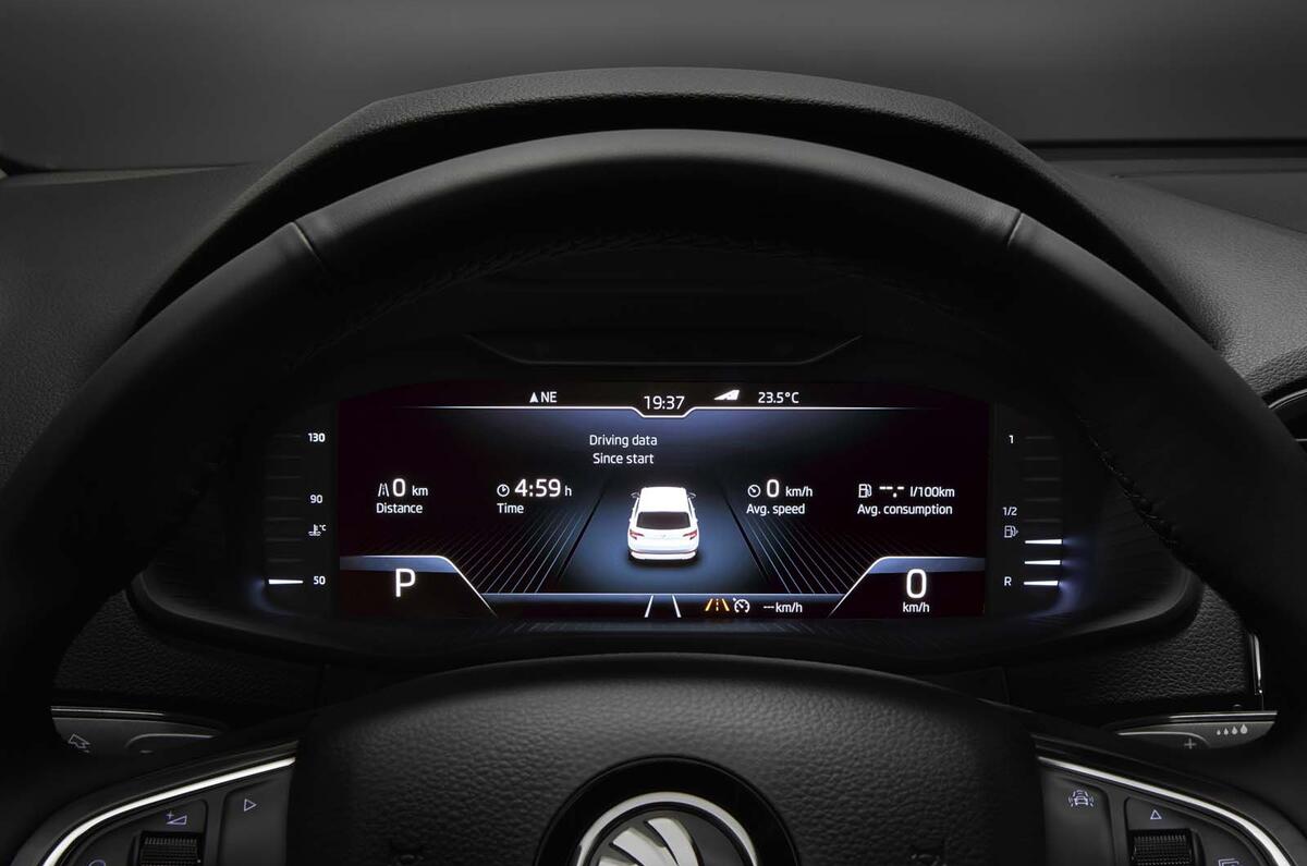 Skoda Virtual Cockpit assist