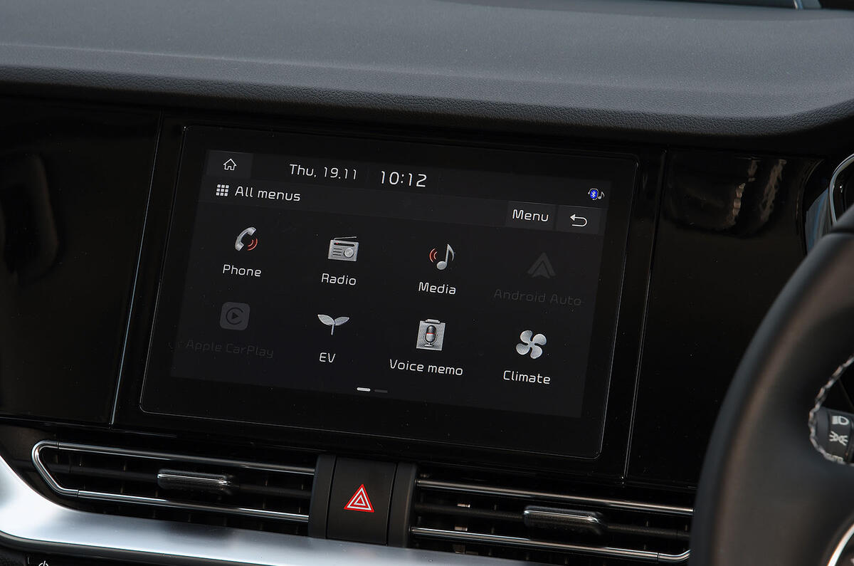 Kia e Niro infotainment Kia e Niro infotainment