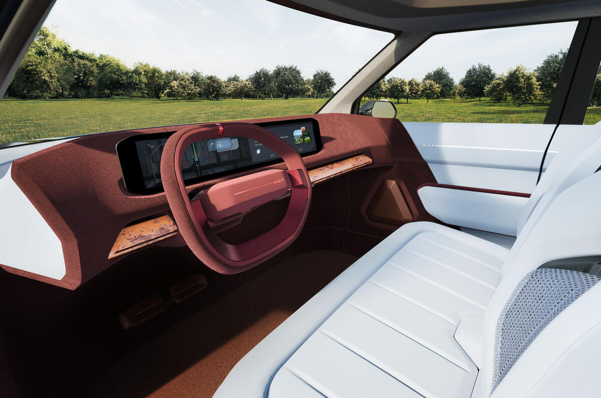 Kia EV2 concept dashboard Kia EV2 concept dashboard