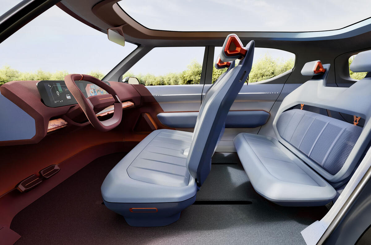 Kia EV2 concept interior side Kia EV2 concept interior side