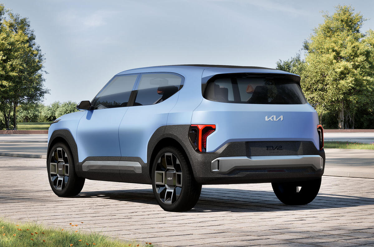 Kia EV2 concept rear quarter Kia EV2 concept rear quarter