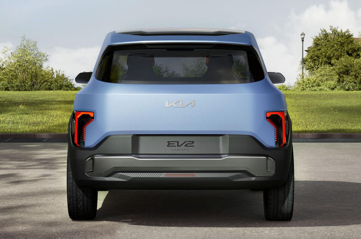 Kia EV2 concept rear Kia EV2 concept rear