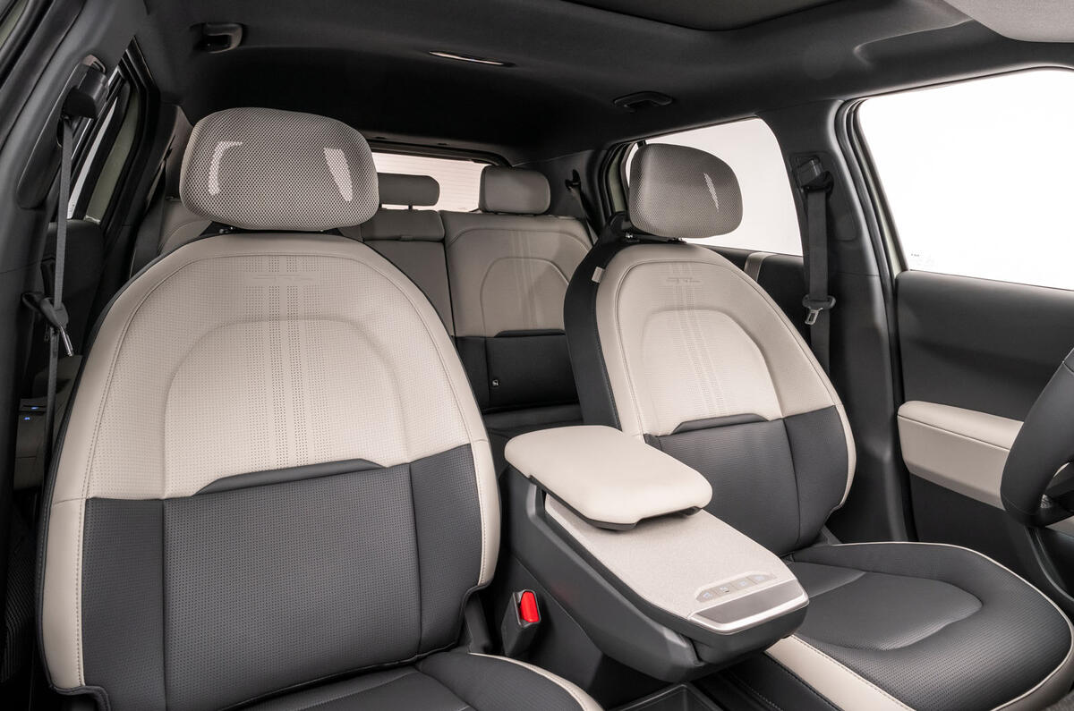 Kia EV3 interior front Kia EV3 interior front