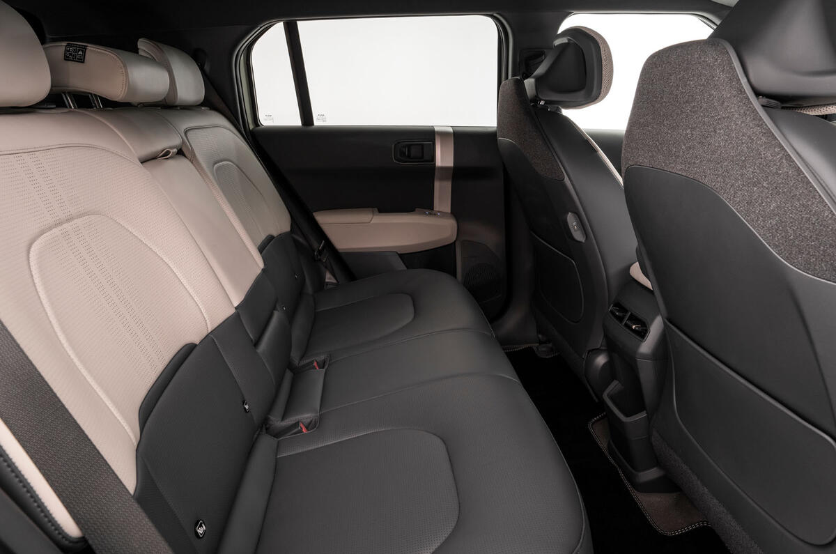 Kia EV3 interior rear Kia EV3 interior rear