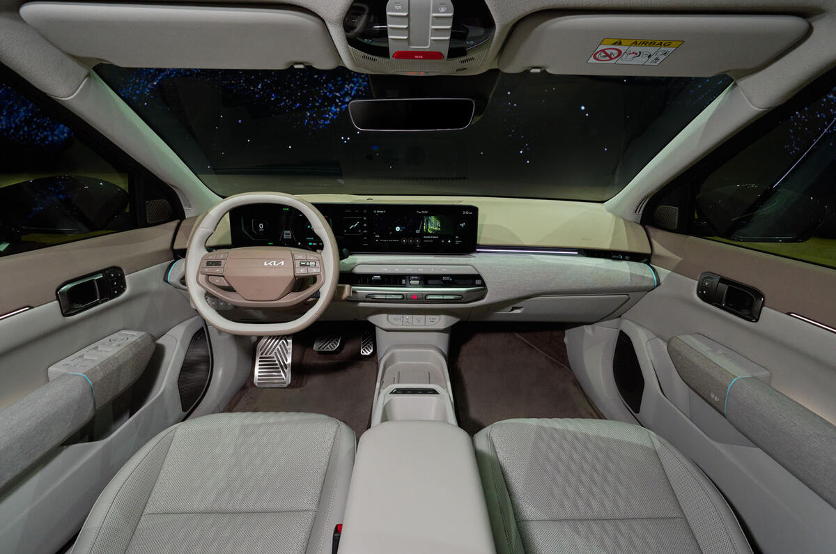 Kia EV4 hatch dashboard Kia EV4 hatch dashboard