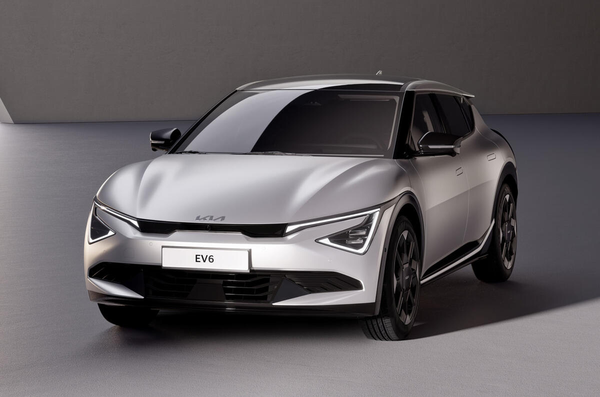 Kia EV6 facelift 2024 front