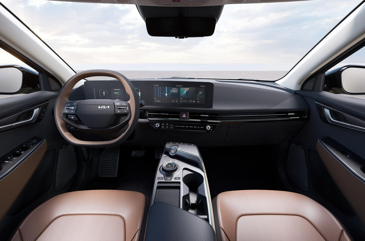Kia EV6 facelift 2024 interior