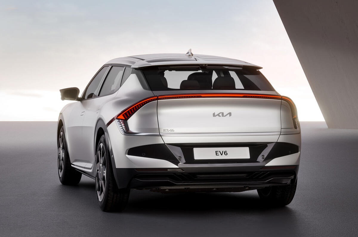 Kia EV6 facelift 2024 rear